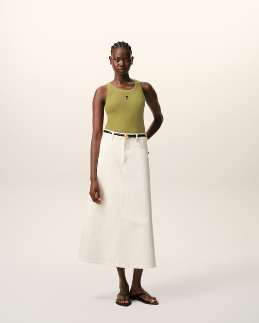 Green Cotton Ami De Coeur Tanktop