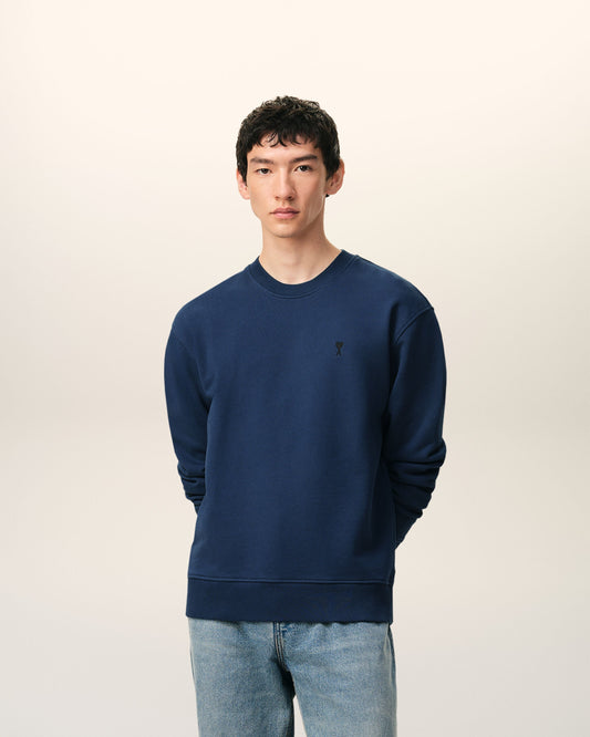 Blue Cotton Ami De Coeur Sweatshirt