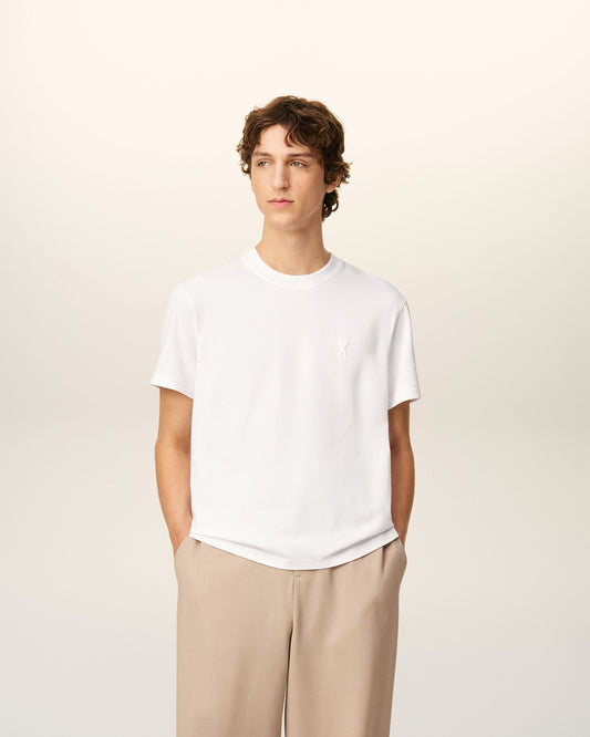 White Organic Cotton Ami De Coeur T-shirt